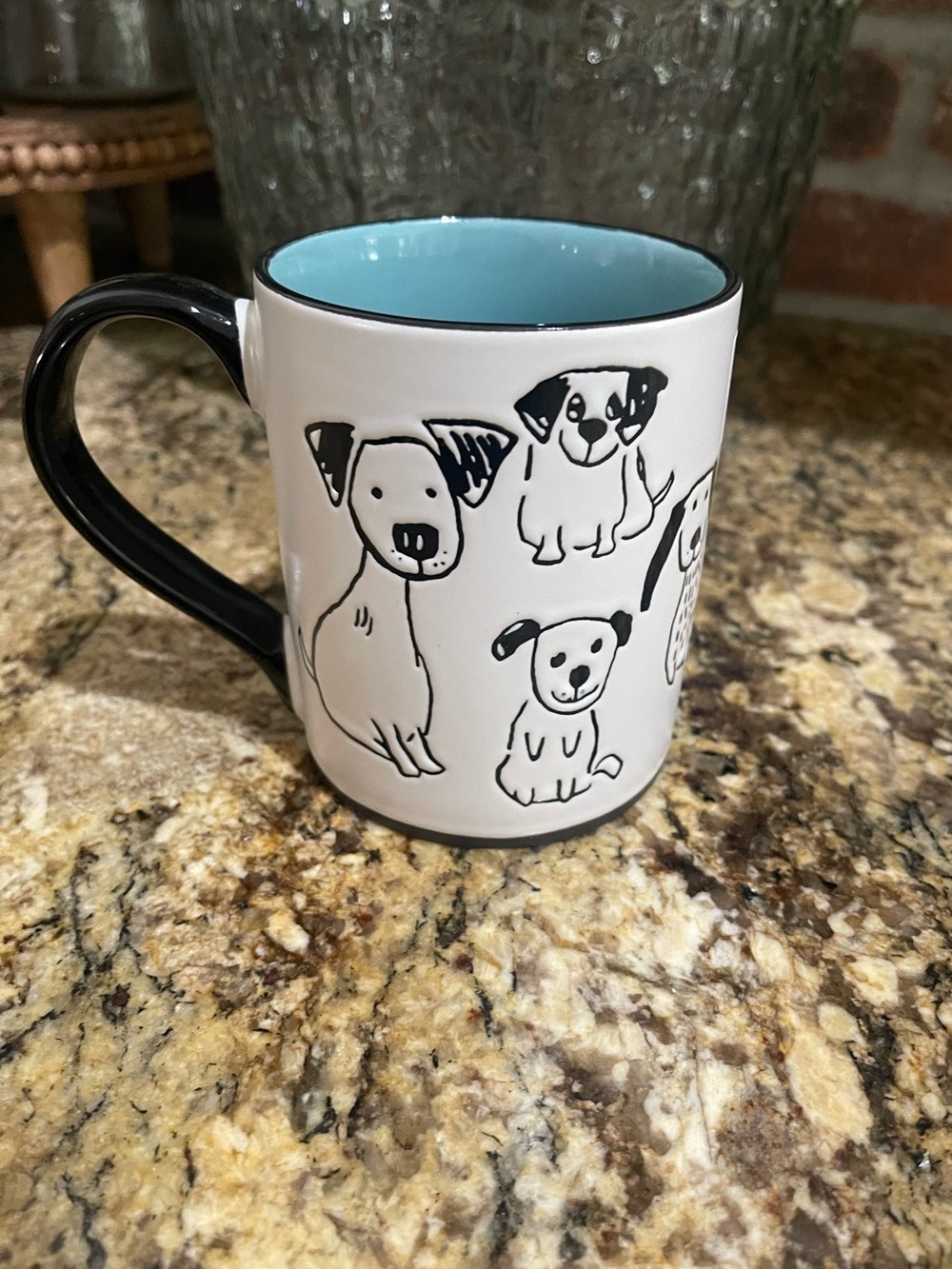 Spectrum Designz sit stay sip 16oz sketch dogs mug - adorable design - Brand new - Picture 2 of 5